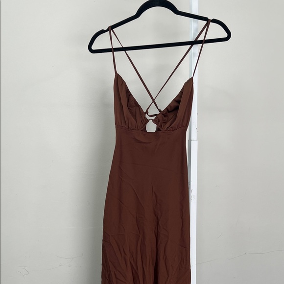sndys Amalia Maxi Dress brown maxi